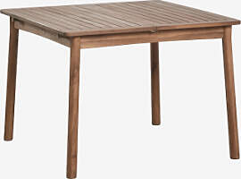 Gartentisch 100-160x100 Cm Aus Ausziehbarem
