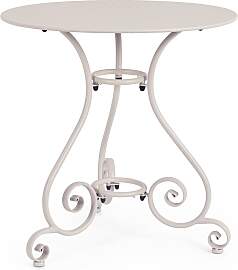 Gartentisch Etienne aus Metall, klassisches