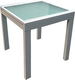 Gartentisch GARDEN PLEASURE "LOLA", grau 