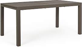 Gartentisch Hilde aus Aluminium, ausziehbar,