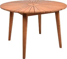 Gartentisch Holz Fremont ca. 110x75 cm geölt