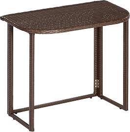 Gartentisch klappbar Metall/Kunststoff L: 90 cm