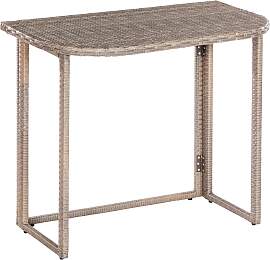 Gartentisch klappbar Metall/Kunststoff L: 90 cm