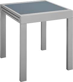 Gartentisch MERXX "Lima", silber