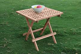 Gartentisch Naturfarben Teakholz