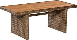 Gartentisch Toskana Holz/ Metall/Kunststoff L: 185 