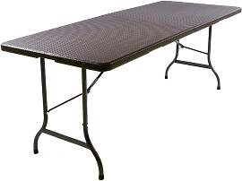 Gartentisch VCM "Partytisch Rattan-Optik