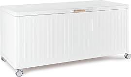 Gartentruhe Ocean aus Aluminium, modern, weiß,