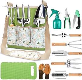 Gartenwerkzeug Set, 11-teiliges Garten Werkzeug