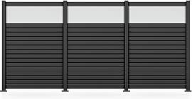 Gartenzaun STAKET PRO "Komplettzaun »Rhombus 