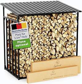 Gartenzeit® Kaminholzregal Außen XXXL