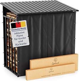 Gartenzeit® Kaminholzregal Außen XXXL