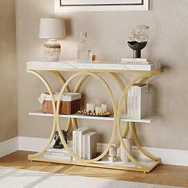 Garvee 39" Schmaler Konsolentisch Gold &