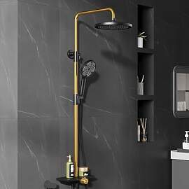 Garvee Duschsystem Mit Duschkopf Edelstahl