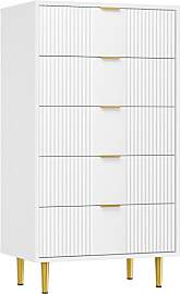 Garvee Kommode Mit 5 Schubladen, Komodenschrank,
