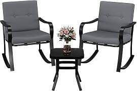 GarveeHome 3-teiliges Bistro-Set für den