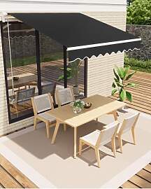 GarveeHome Gelenkarmmarkise 400 x 250 cm, UV50+