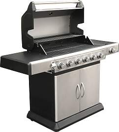Gasgrill EL FUEGO "Deluxe", silber