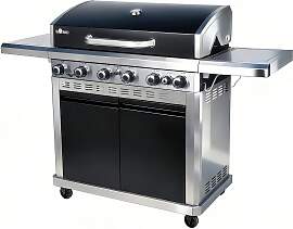 Gasgrill EL FUEGO "Detroit", silber,