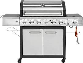 Gasgrill EL FUEGO "Long Beach", silber