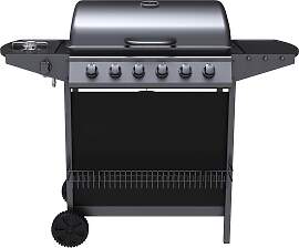 Gasgrill TEPRO "Hampton 6", schwarz,