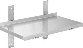 GastroHero Edelstahl Wandregal I 80 x 30 cm
