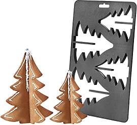 GastroMax - 3D Ausstechform - 2 Weihnachtsbäume - 