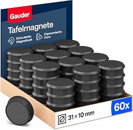 GAUDER Magnete für Magnettafel - Starke