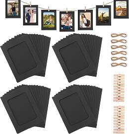 GBACHOOSE 60 Stück Fotorahmen aus Pappe, Fotos