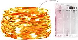 Gcstnn LED Lichterkette, 3M/9,8Ft Micro 30LEDs mit 