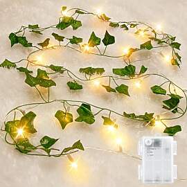 Gcstnn LED Lichterkette Efeu Künstlich, 2M 20LED