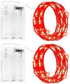 Gcstnn Lichterketten Batterie Timer, 2 Stück 3M