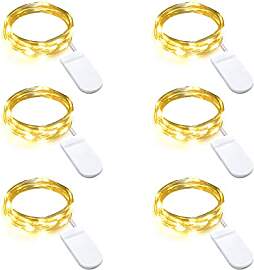 Gcstnn Micro LED Lichterkette, 6 x 20er