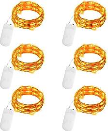 Gcstnn Micro LED Lichterkette, 6 x 20er