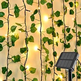 Gcstnn Solar Efeu Lichterkette Aussen, 5M 50LED