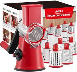 GDL Käsereibe mit Kurbel, Aktualisiert Reibe für 