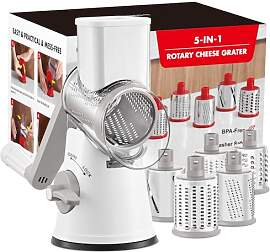 GDL Käsereibe mit Kurbel, Aktualisiert Reibe für 