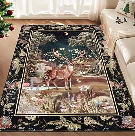 Geanup Weihnachts Teppich Wohnzimmer 120 x 180 cm