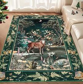 Geanup Weihnachts Teppiche Wohnzimmer 120 x 180 cm 