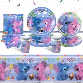 Geburtstag Party Blau Pappteller Kindergeburtstag- 