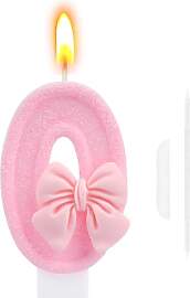 Geburtstagskerzen Zahlen 0, Kerze 0 Geburtstag