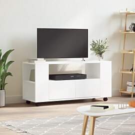 Gecheer TV Schrank mit Rollen Lowboard