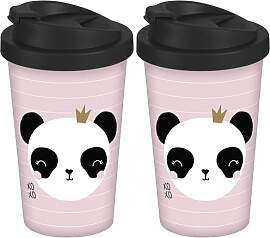 Gedalabels Coffee to go Becher Panda XOXO 400ml