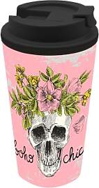 GEDALABELS Coffee to go Becher Skull bohochic