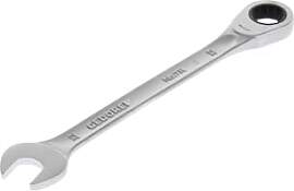 GEDORE Maulschlüssel mit Ringratsche, SW 22 mm,