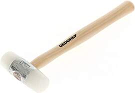 GEDORE Nylonhammer mit Holzgriff, Lederhammer, Ø