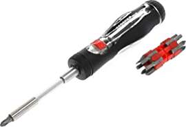 GEDORE red Schraubendreher Ratsche mit Bitmagazin, 