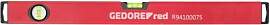 GEDORE red Wasserwaage, 600 mm lang, mit Vertikal- 
