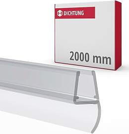 Gedotec Mittel-Dichtung 200 cm Duschtürdichtung 6 