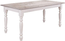 Gedrechselter Tisch Paris (160cm) - Wildeiche
